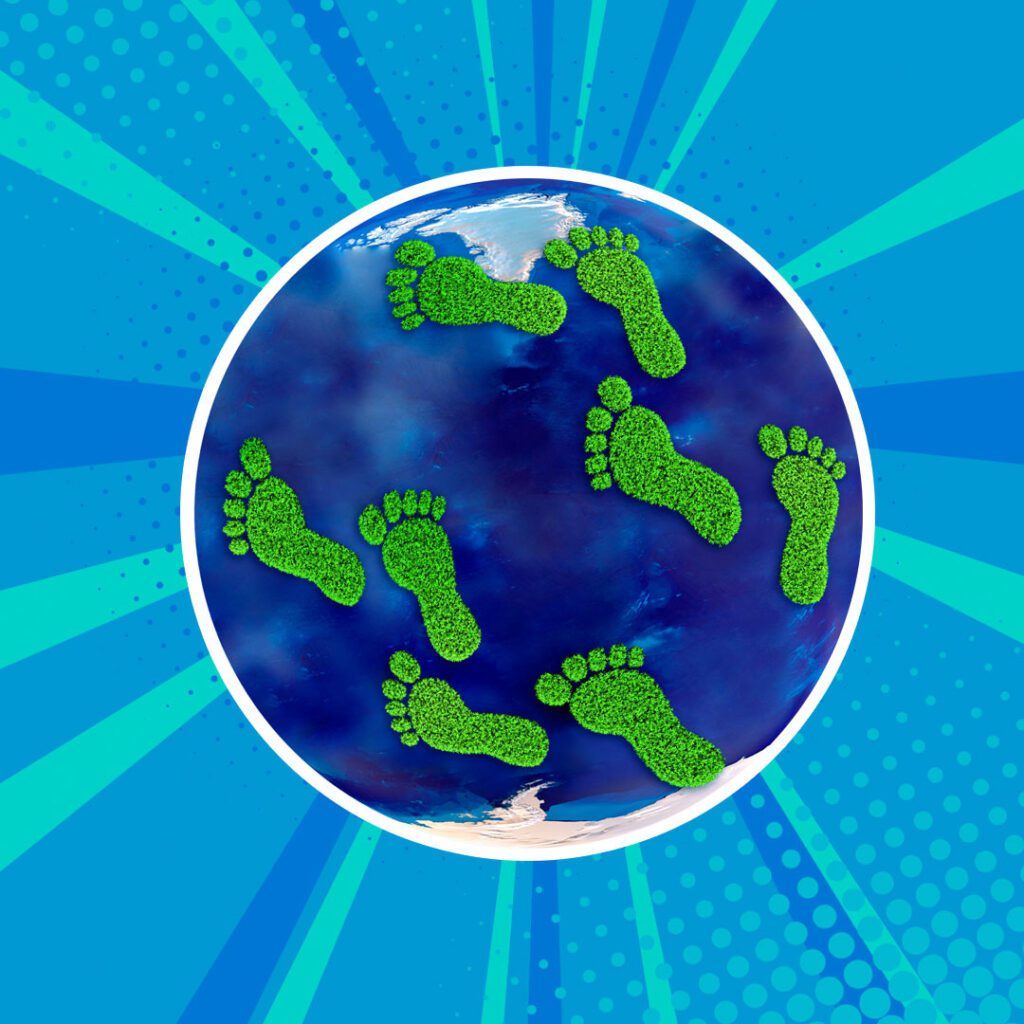 Ekologinen maapallo.